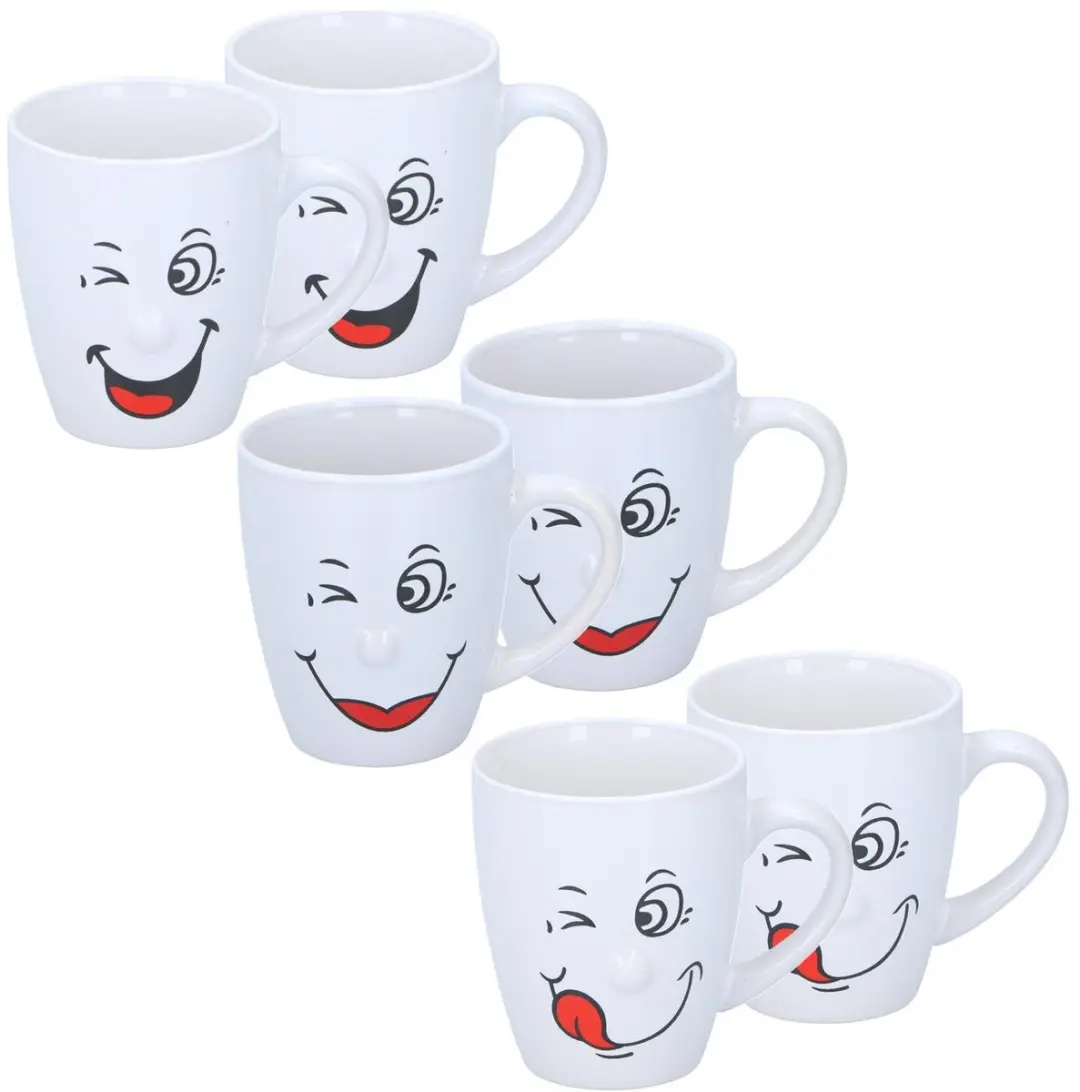 Bellatio Design Funny Faces Koffiemokken