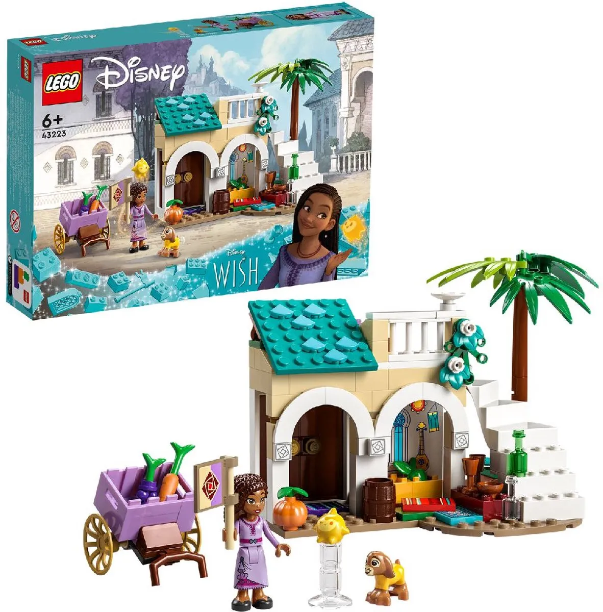 LEGO Disney Wish Asha In De Stad Rosas Poppetjes 43223 - Meerkleurig