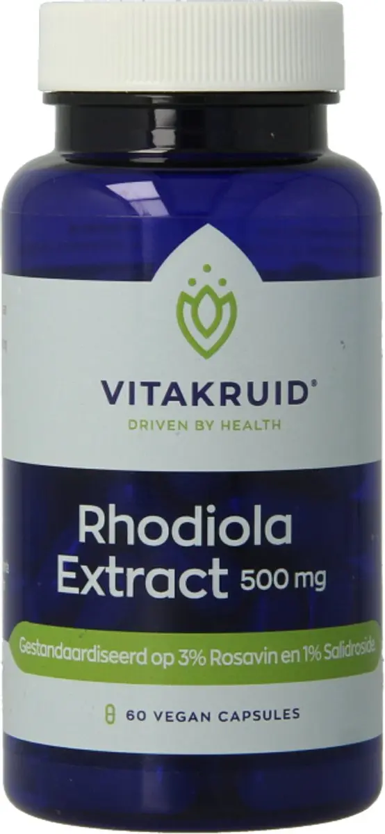 VitaKruid Rhodiola Extract 500mg - 60 Tabletten - afbeelding 6 van 6