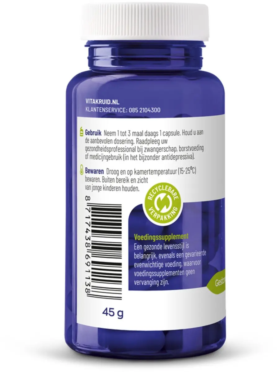 VitaKruid Rhodiola Extract 500mg - 60 Tabletten