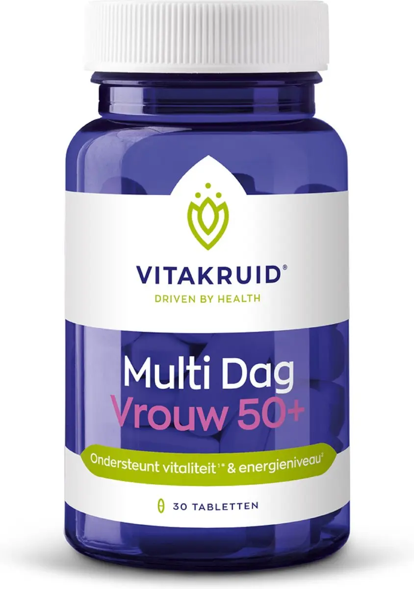 Vitakruid Multi Dag Vrouw 50+ 30 Tabletten