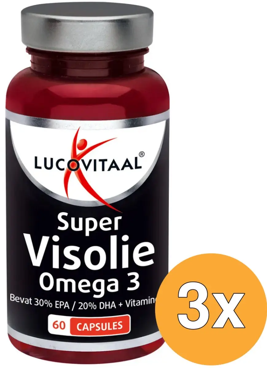 Lucovitaal Super Visolie Omega 3 60 Capsules