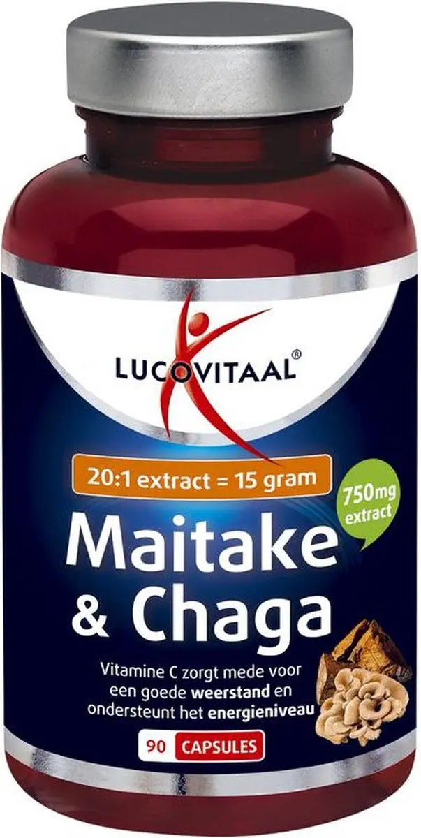 Lucovitaal Maitake & Chaga Capsules 90 stuks