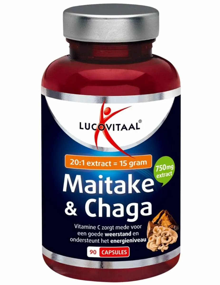 Lucovitaal Maitake & Chaga Capsules 90 stuks