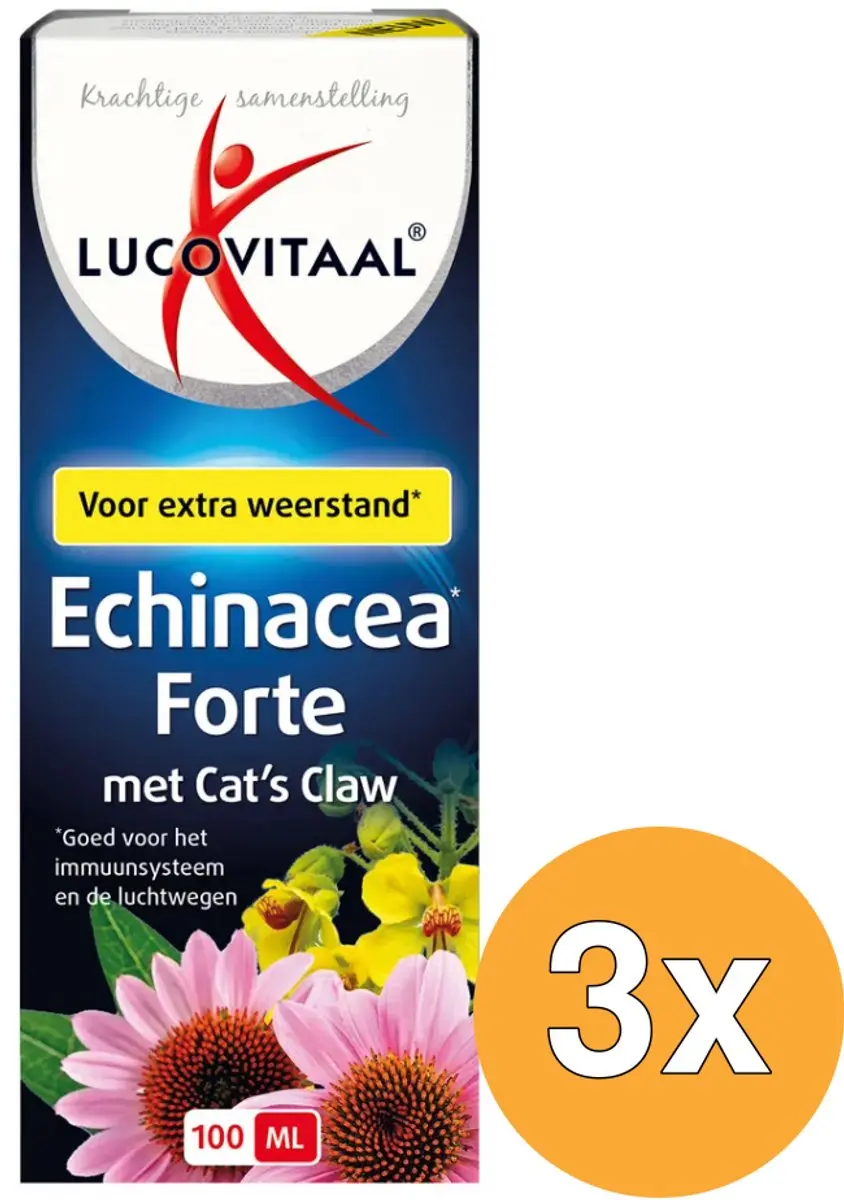 Lucovitaal Echinacea & Cat's Claw Druppels 100ml