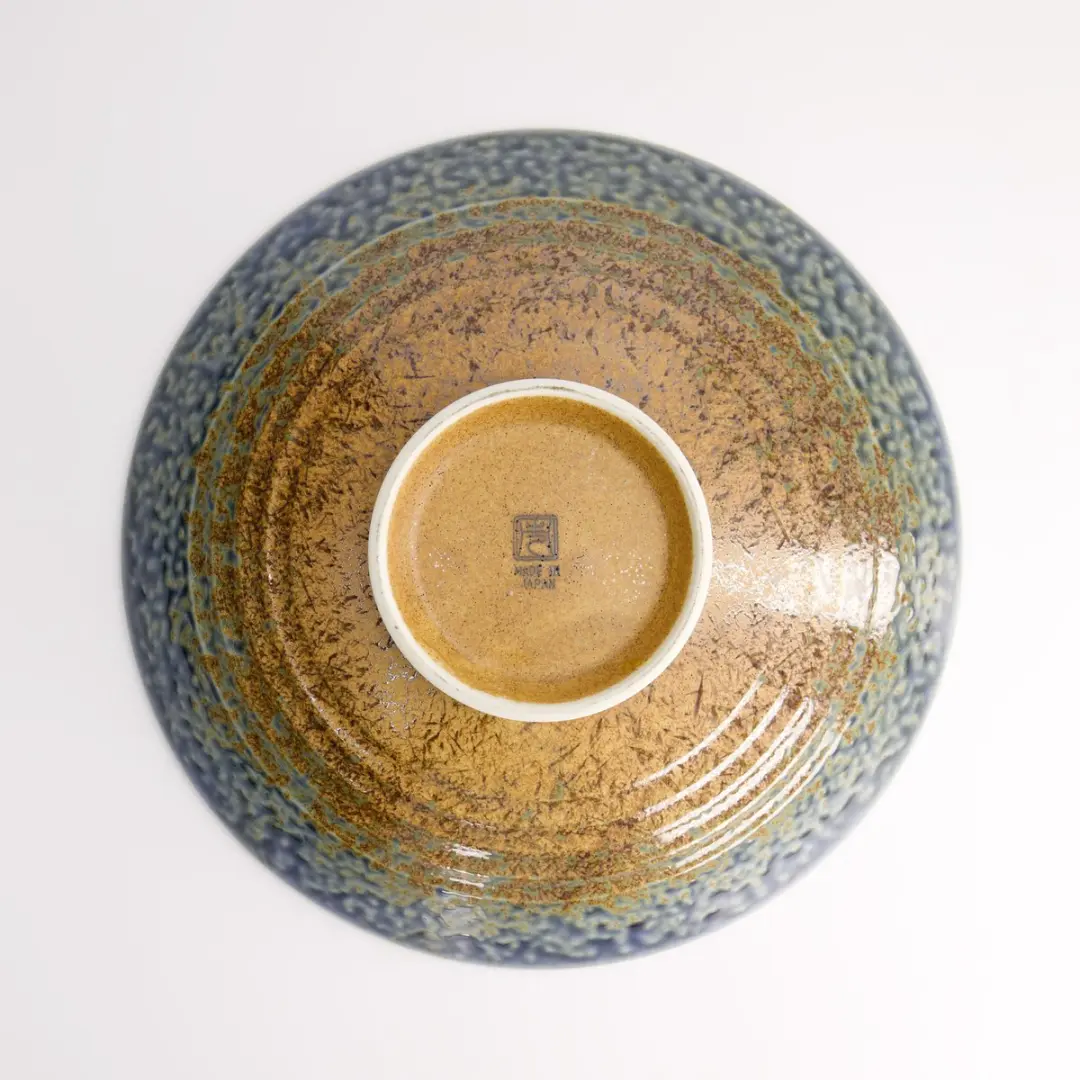 Tokyo Design Studio Minoyaki Reef Blue Mori Bowl - Ramenkom 28x7,7cm