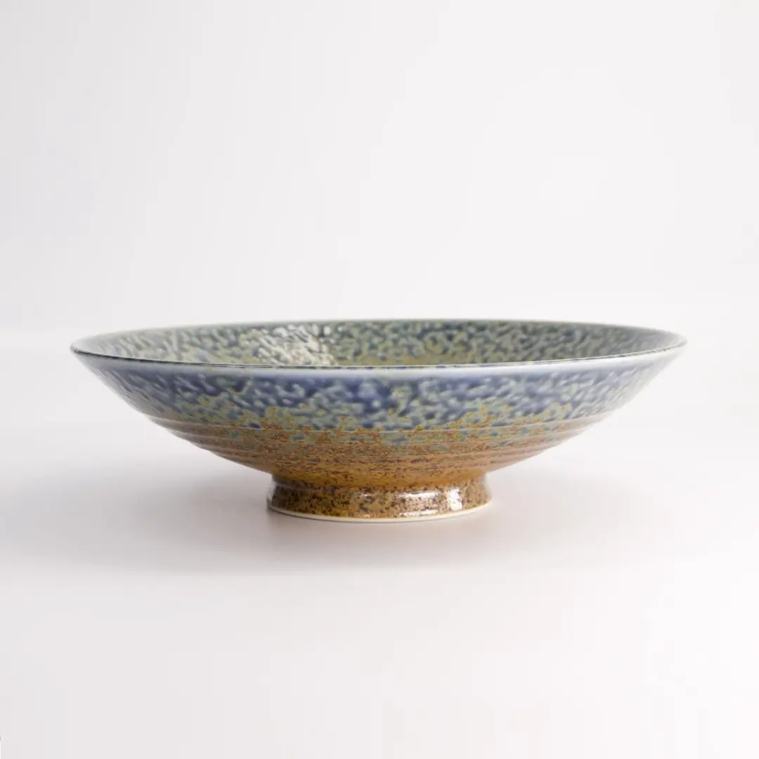 Tokyo Design Studio Minoyaki Reef Blue Mori Bowl - Ramenkom 28x7,7cm