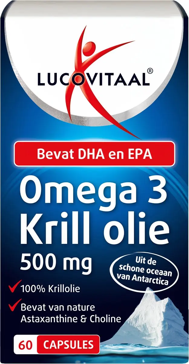 Lucovitaal Omega 3 Krillolie 500mg