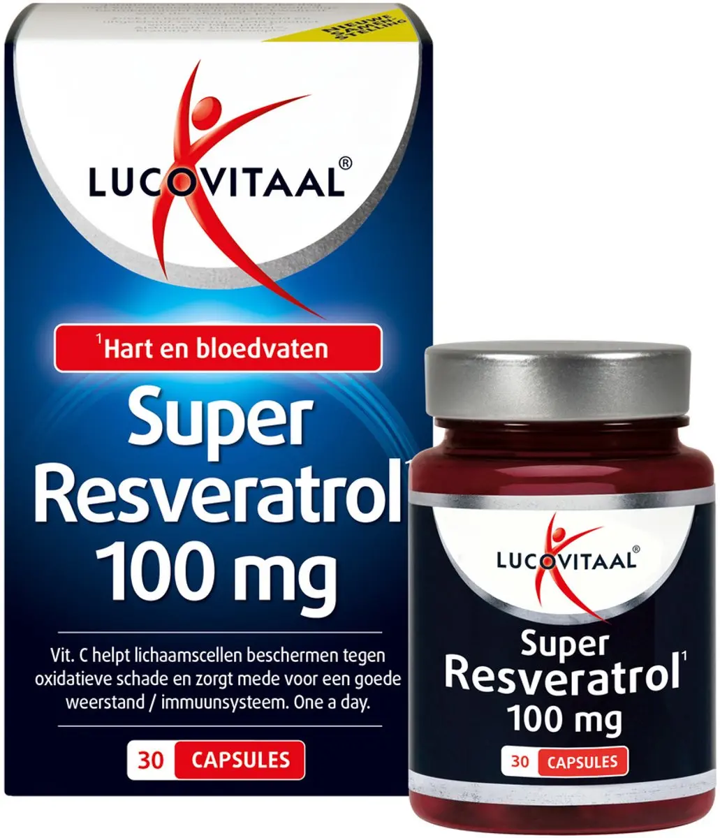 Lucovitaal Super Resveratrol 100mg - 30 Capsules