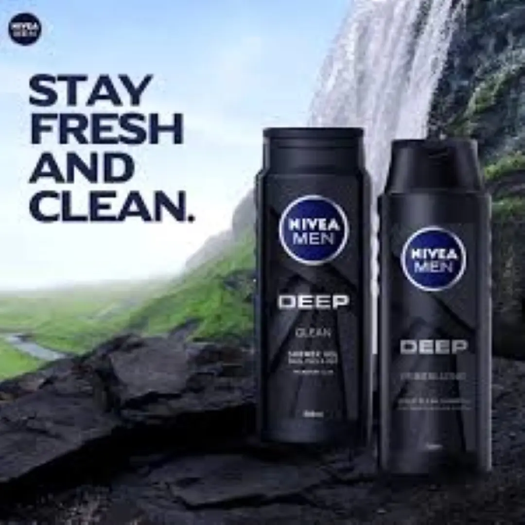 NIVEA Men Shampoo Deep Carbon 3x250ml