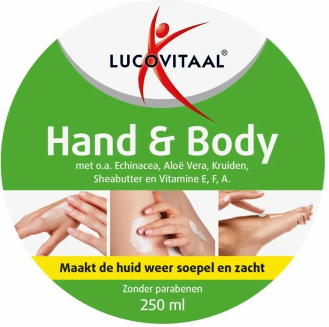 Lucovitaal Hand & Body Crème Echinacea & Aloë Vera 250ml