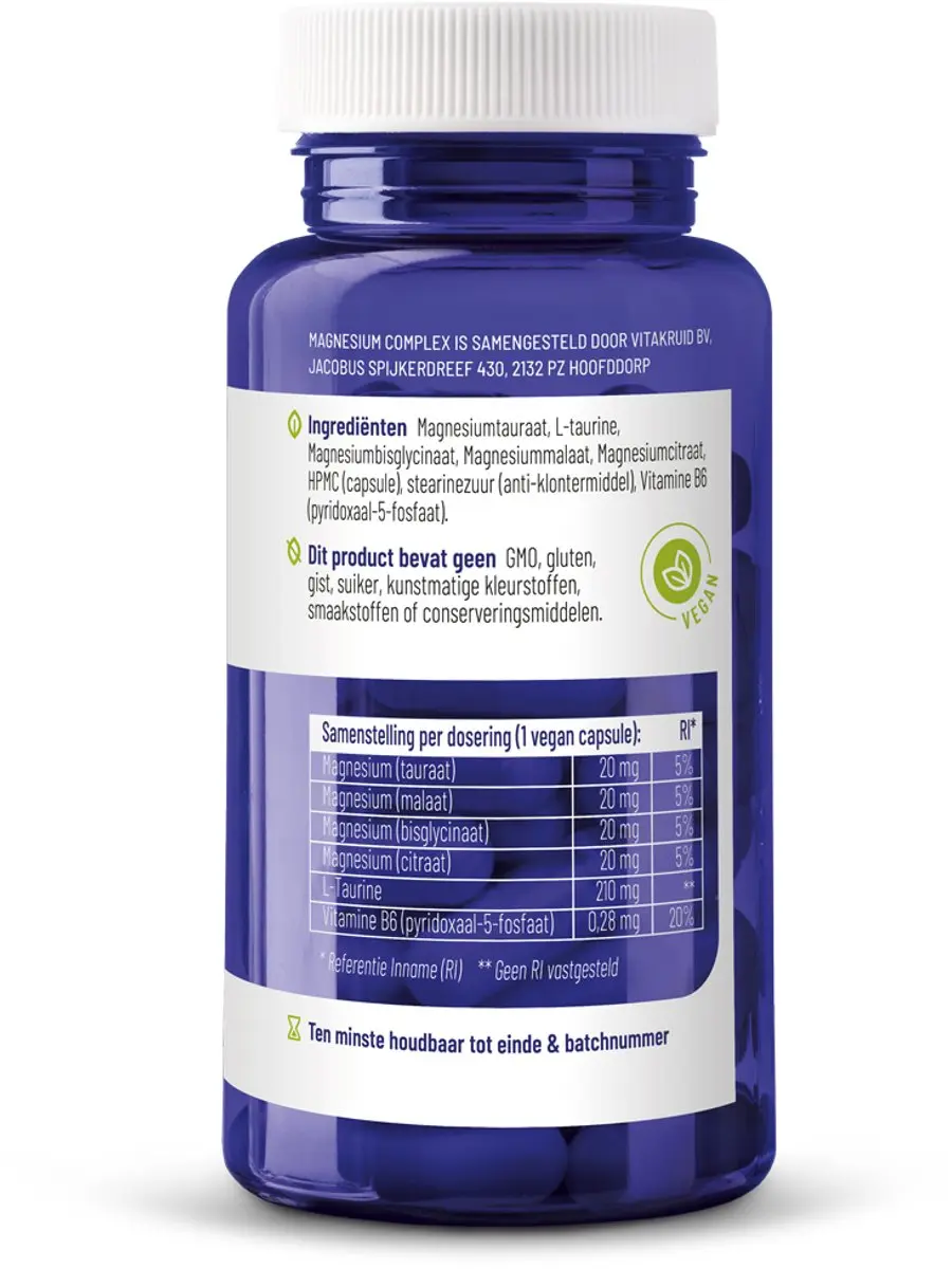 Vitakruid Magnesium Complex 90 Vcaps