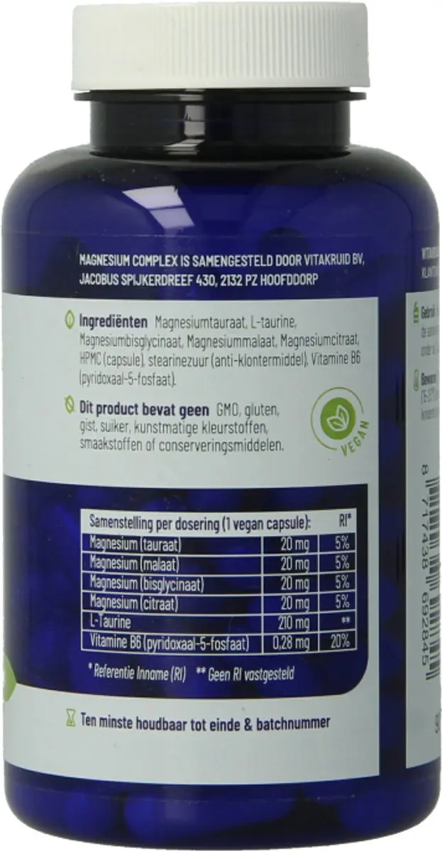 Vitakruid Magnesium Complex 90 Vcaps