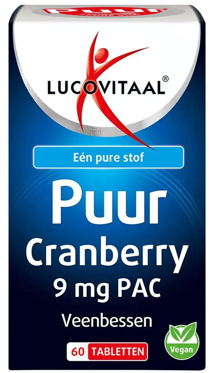 Lucovitaal Cranberry Puur 9mg PAC