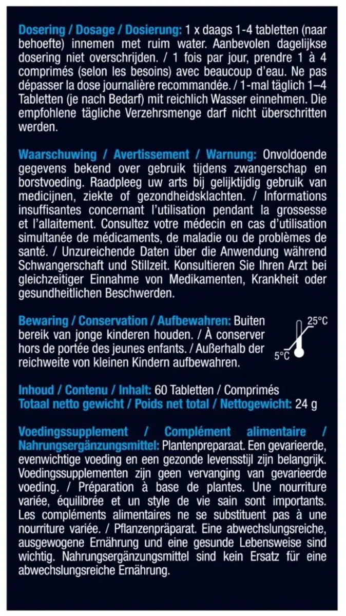 Lucovitaal Cranberry Puur 9mg PAC - 60 Tabletten
