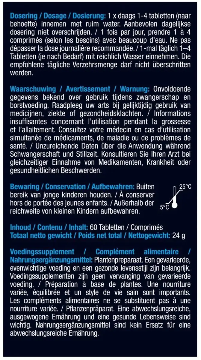 Lucovitaal Cranberry Puur 9mg PAC - 60 Tabletten