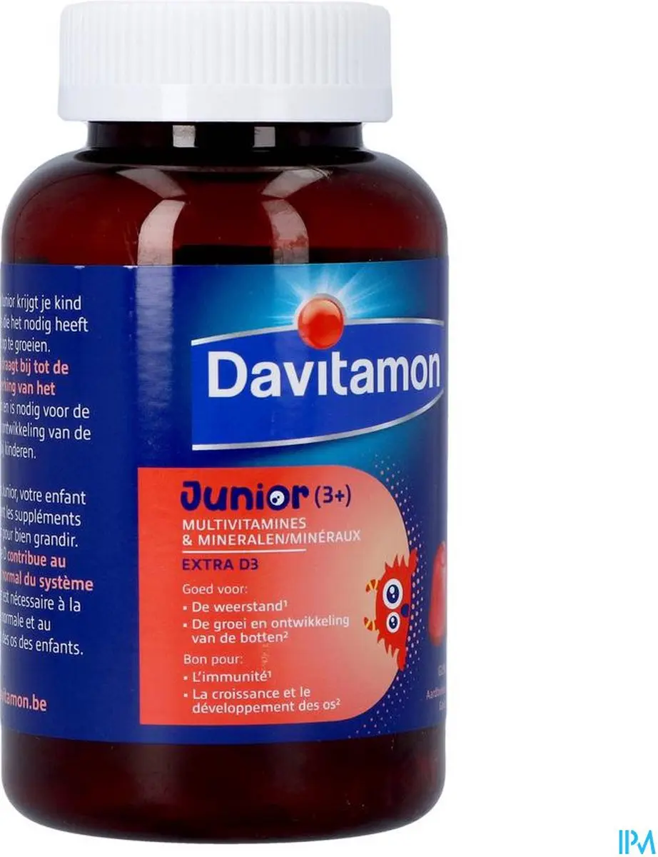 Davitamon Junior Gummies 60 Stuks - Aardbei - 235g