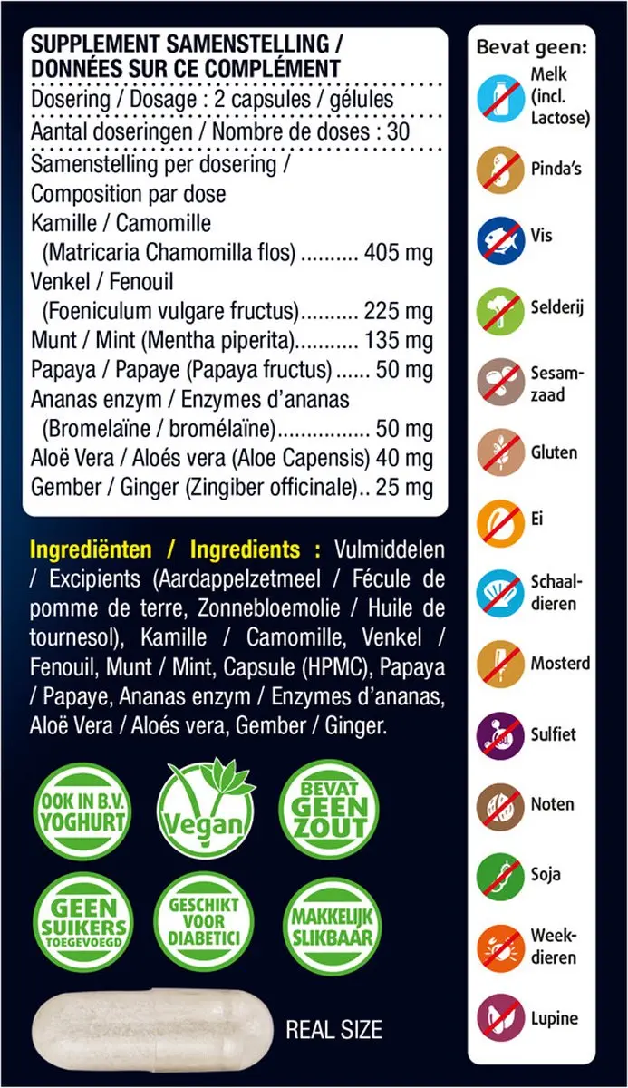 Lucovitaal Spijsvertering Capsules - 60 Stuks