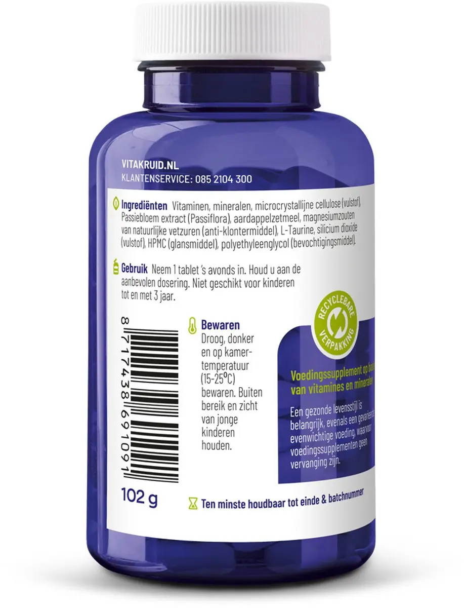 Vitakruid Multivitamine Nacht Vrouw 90 tabletten