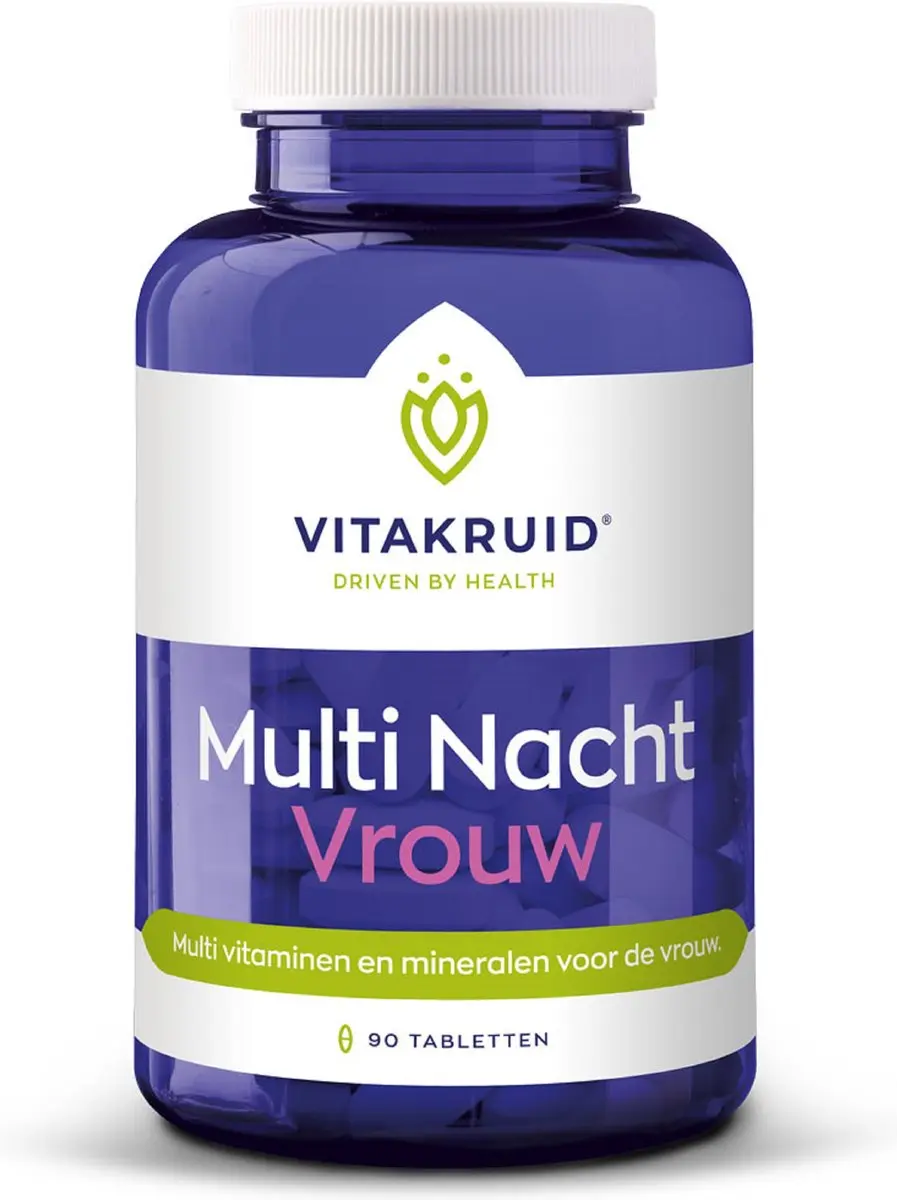 Vitakruid Multivitamine Nacht Vrouw 90 tabletten