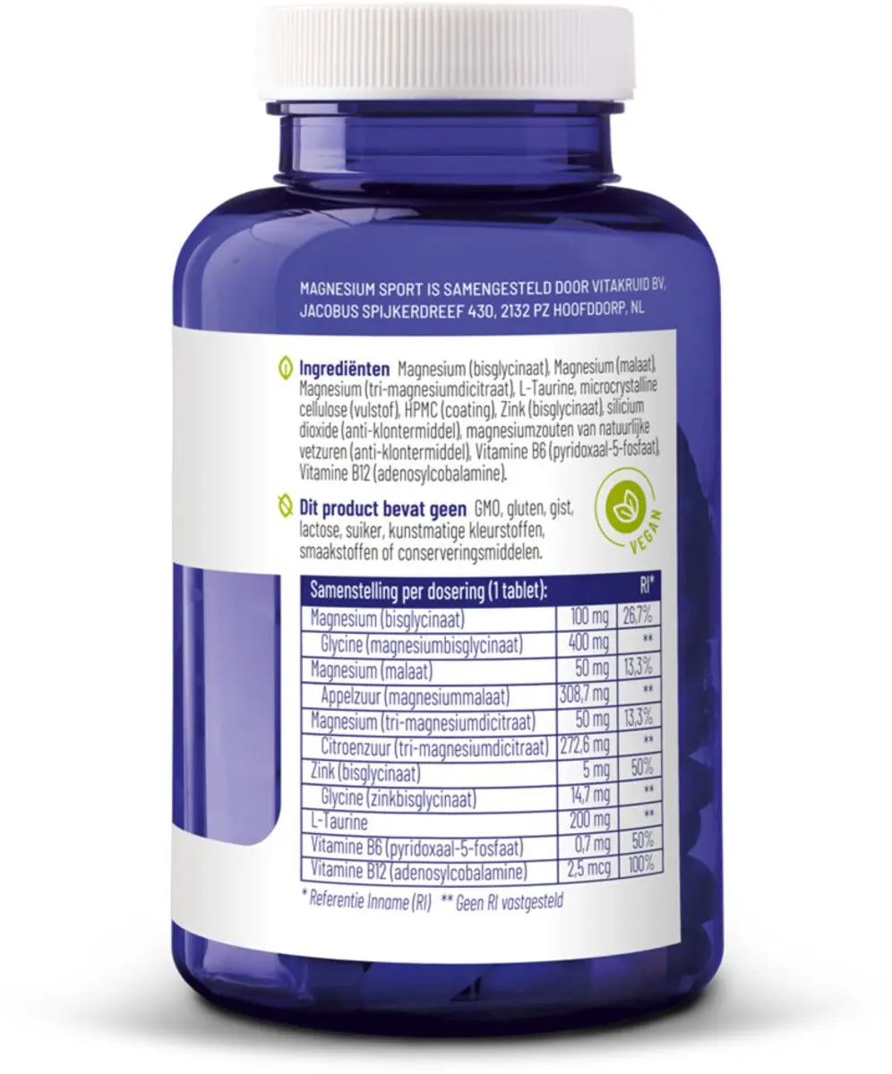Vitakruid Sport Complexformule 90 tabletten