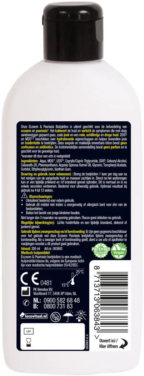Lucovitaal Eczeem Psoriasis Bodylotion 200ml