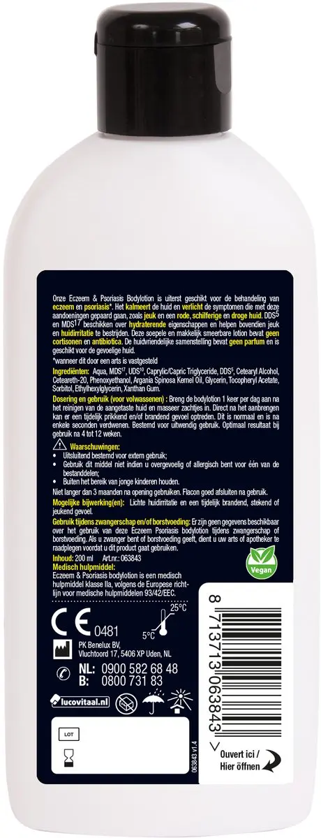 Lucovitaal Eczeem Psoriasis Bodylotion 200ml