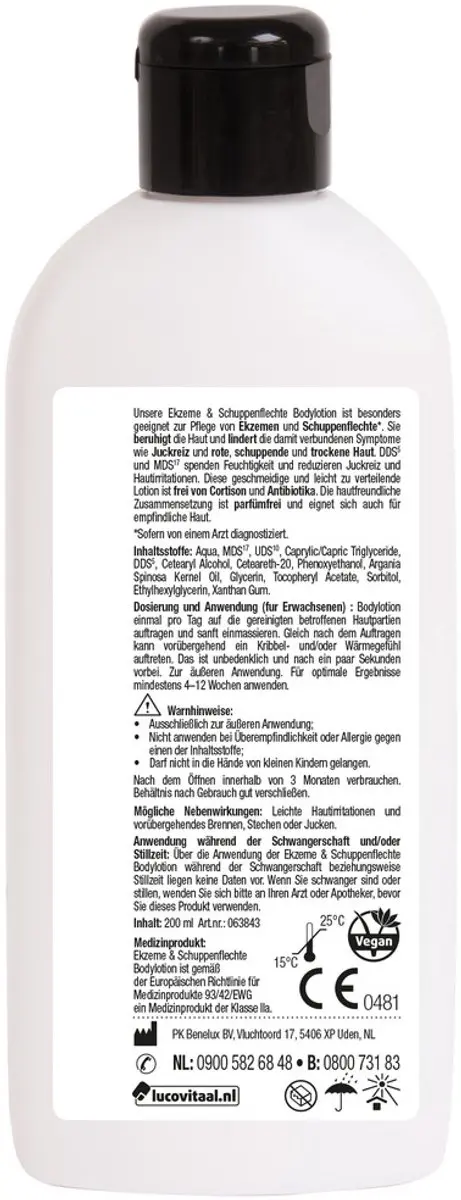 Lucovitaal Eczeem Psoriasis Bodylotion 200ml