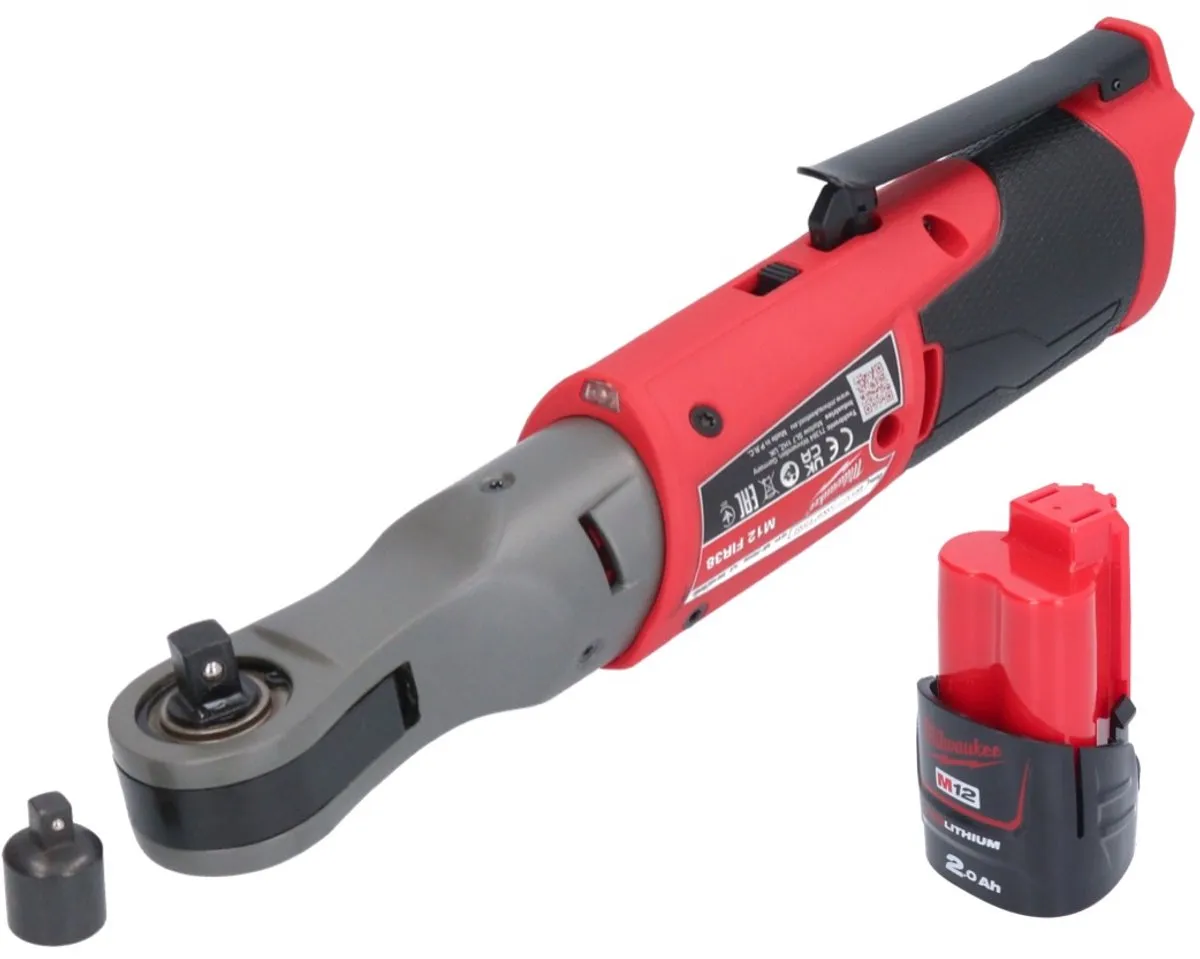 Milwaukee M12 FIR38-201 Accu Ratel 12V 75Nm - 2.0Ah