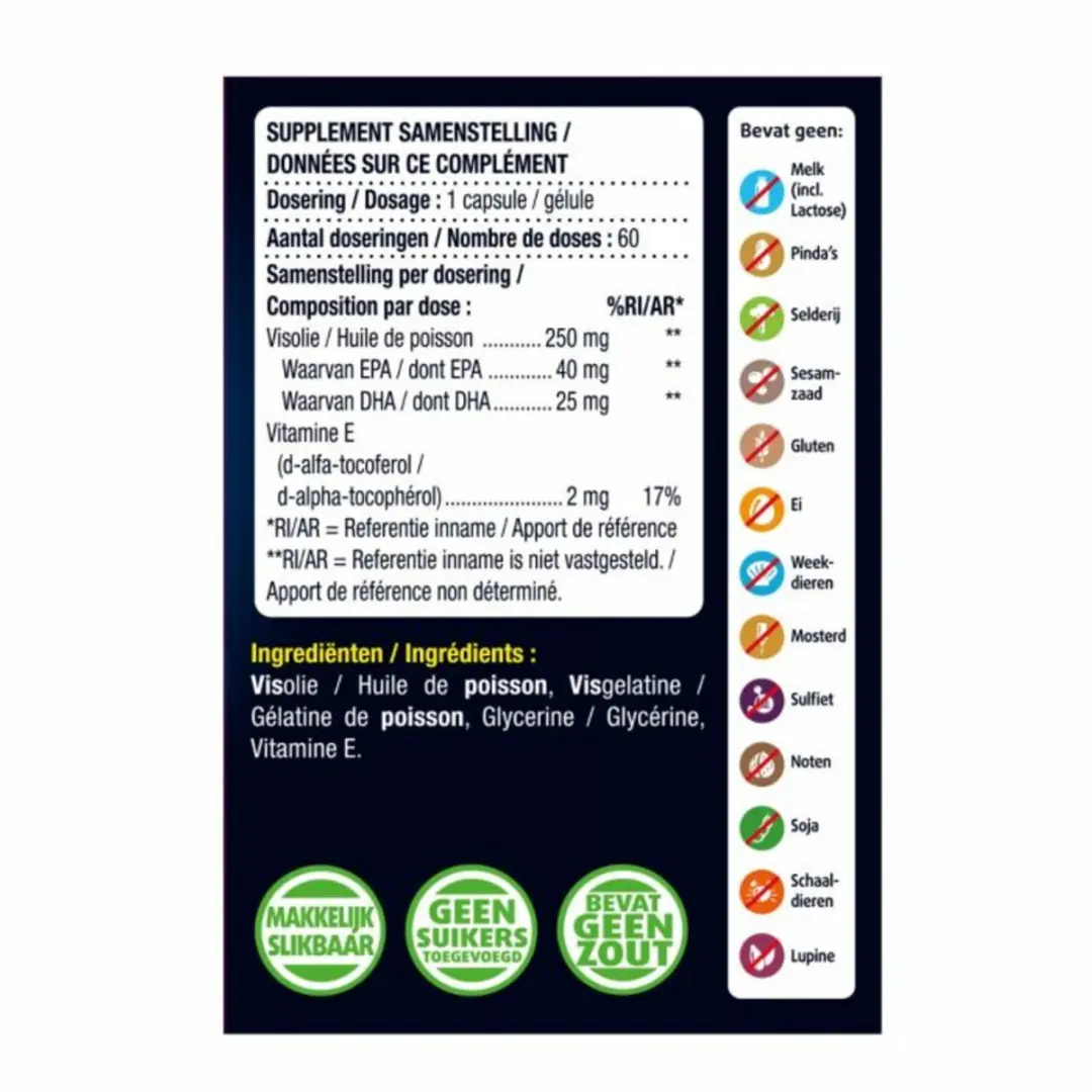 Lucovitaal Visolie Omega 3 Mini Softgels - 120 Stuks