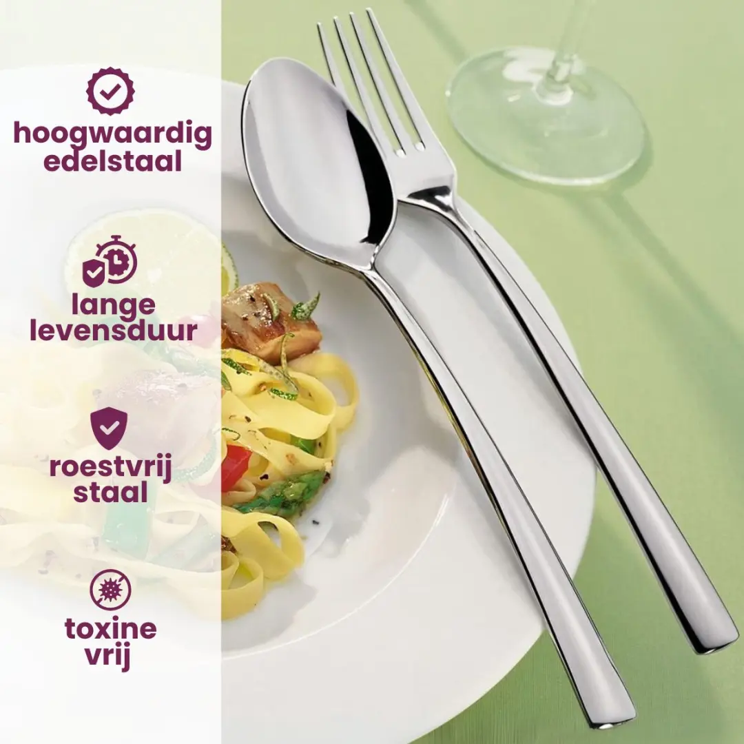 Villeroy & Boch Piemont Bestekset 20-delig - Zilver