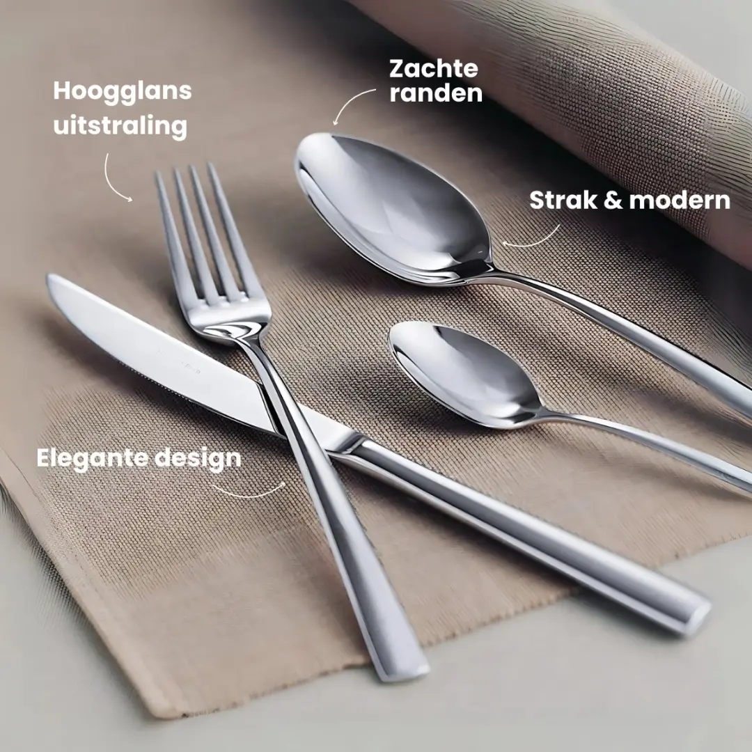 Villeroy & Boch Piemont Bestekset 20-delig - Zilver