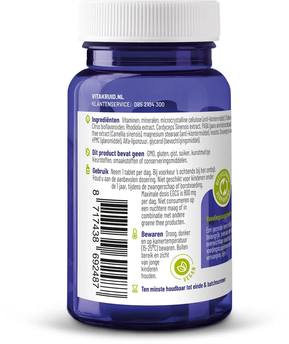 Vitakruid Vrouw Sport Multi Dag 30 tabletten