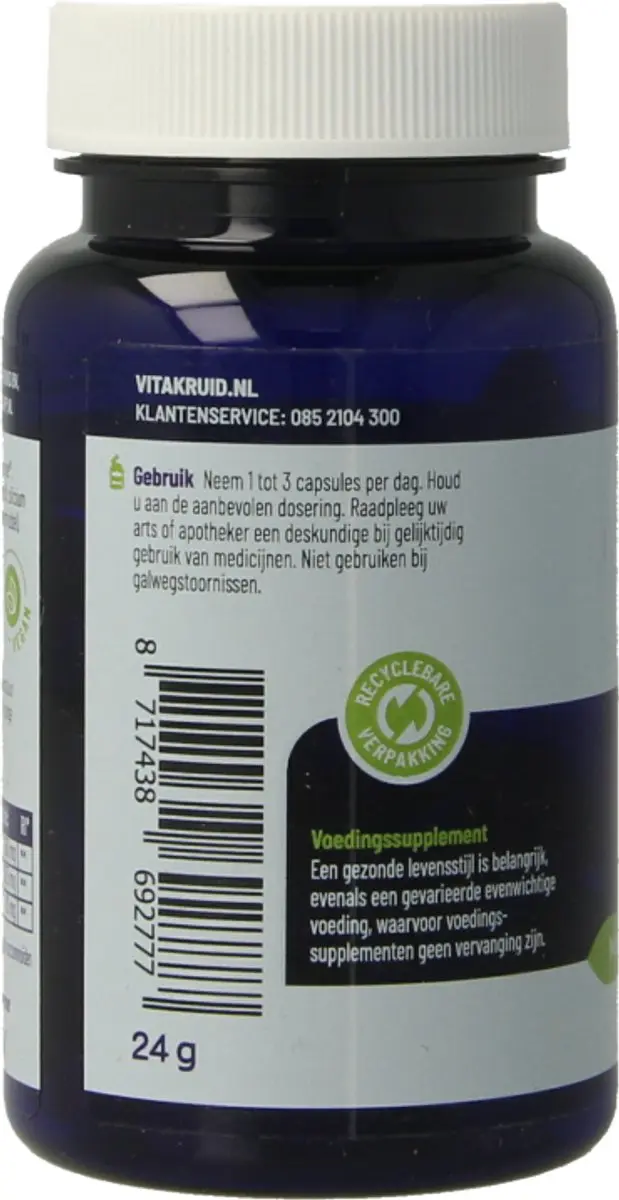 Vitakruid Curcuma C3-2X 30 Capsules - 95% Curcuminoïden - afbeelding 6 van 6