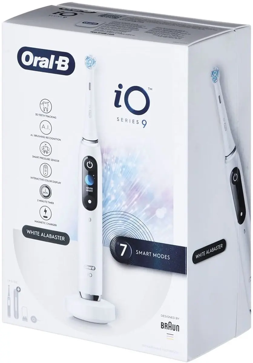 Oral-B iO9 Elektrische Tandenborstel - Transparant
