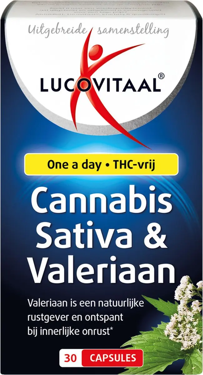 Lucovitaal Cannabis Sativa & Valeriaan Capsules