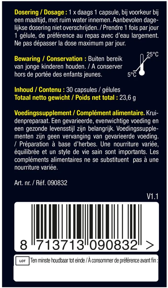 Lucovitaal Cannabis Sativa & Valeriaan Capsules - 30 Stuks