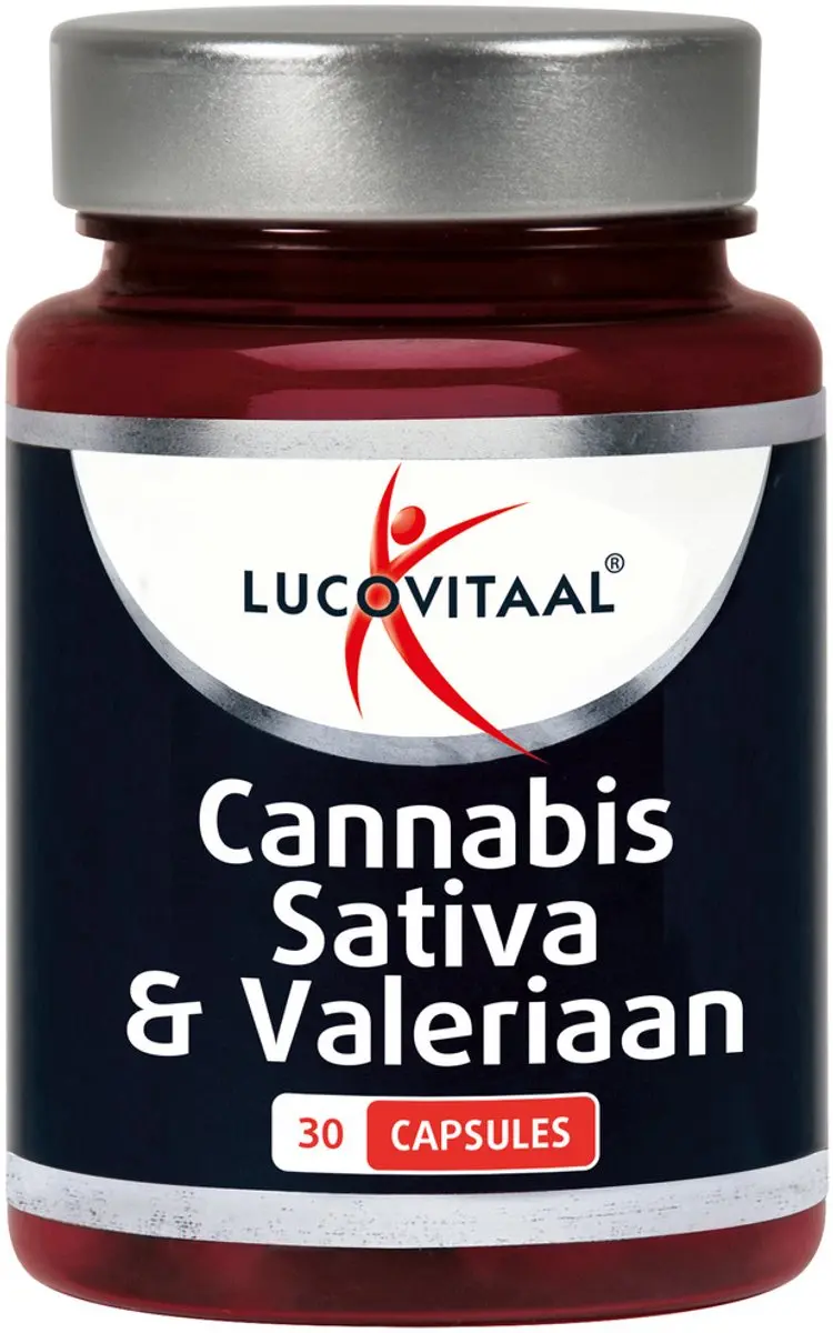 Lucovitaal Cannabis Sativa & Valeriaan Capsules - 30 Stuks