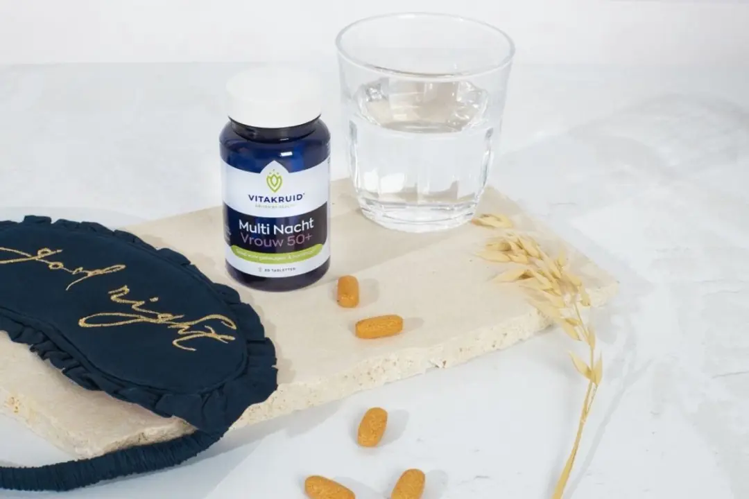 Vitakruid Multi Nacht Vrouw 50+ - 30 Tabletten - afbeelding 6 van 6