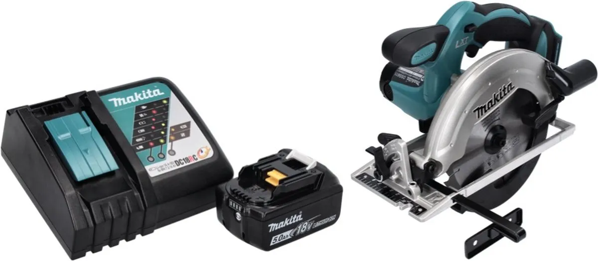 Makita DSS 611 RT1 Accu-cirkelzaag 18V - 165mm - 5,0Ah