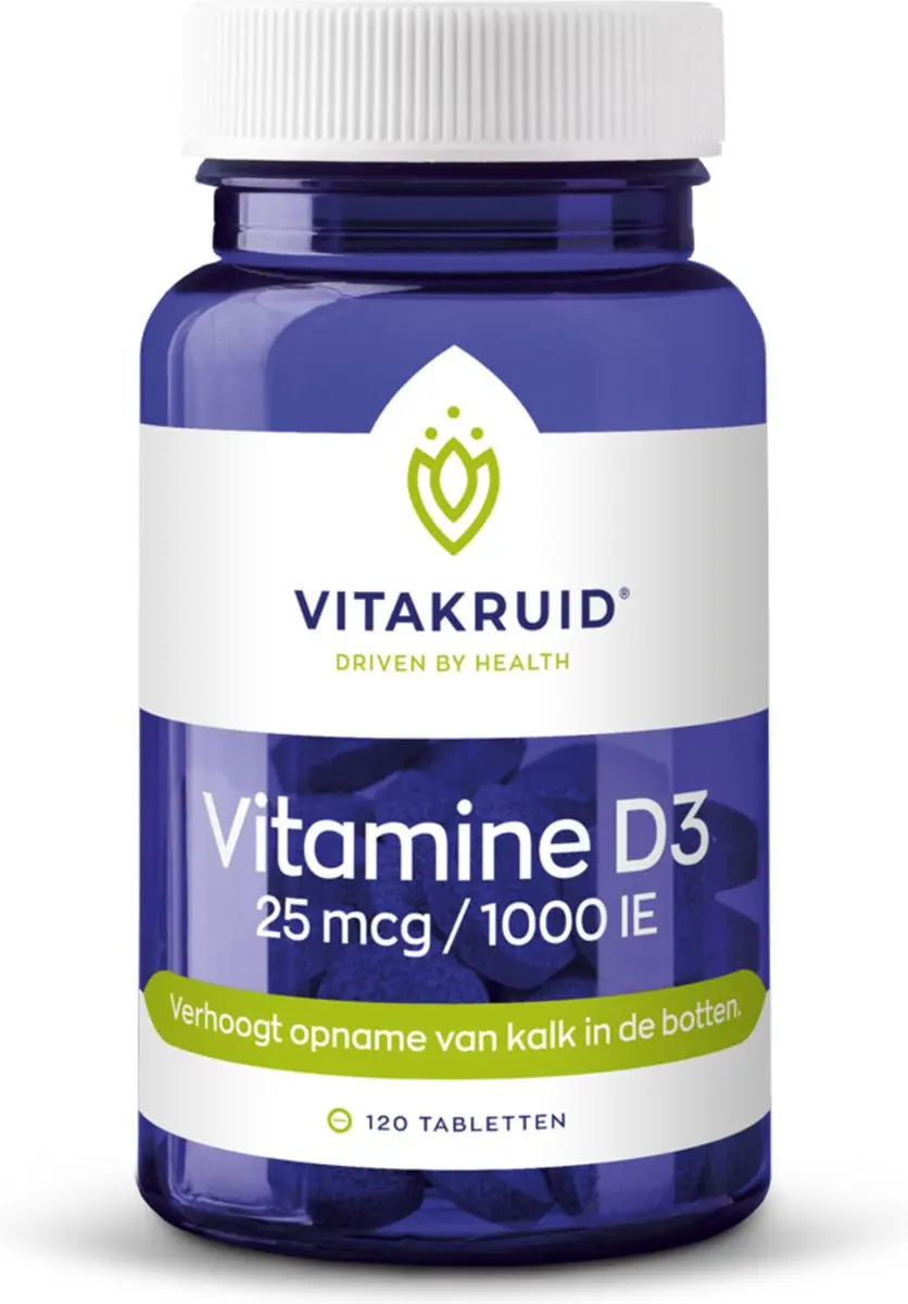 Vitakruid Vitamine D3 25 mcg - 240 tabletten