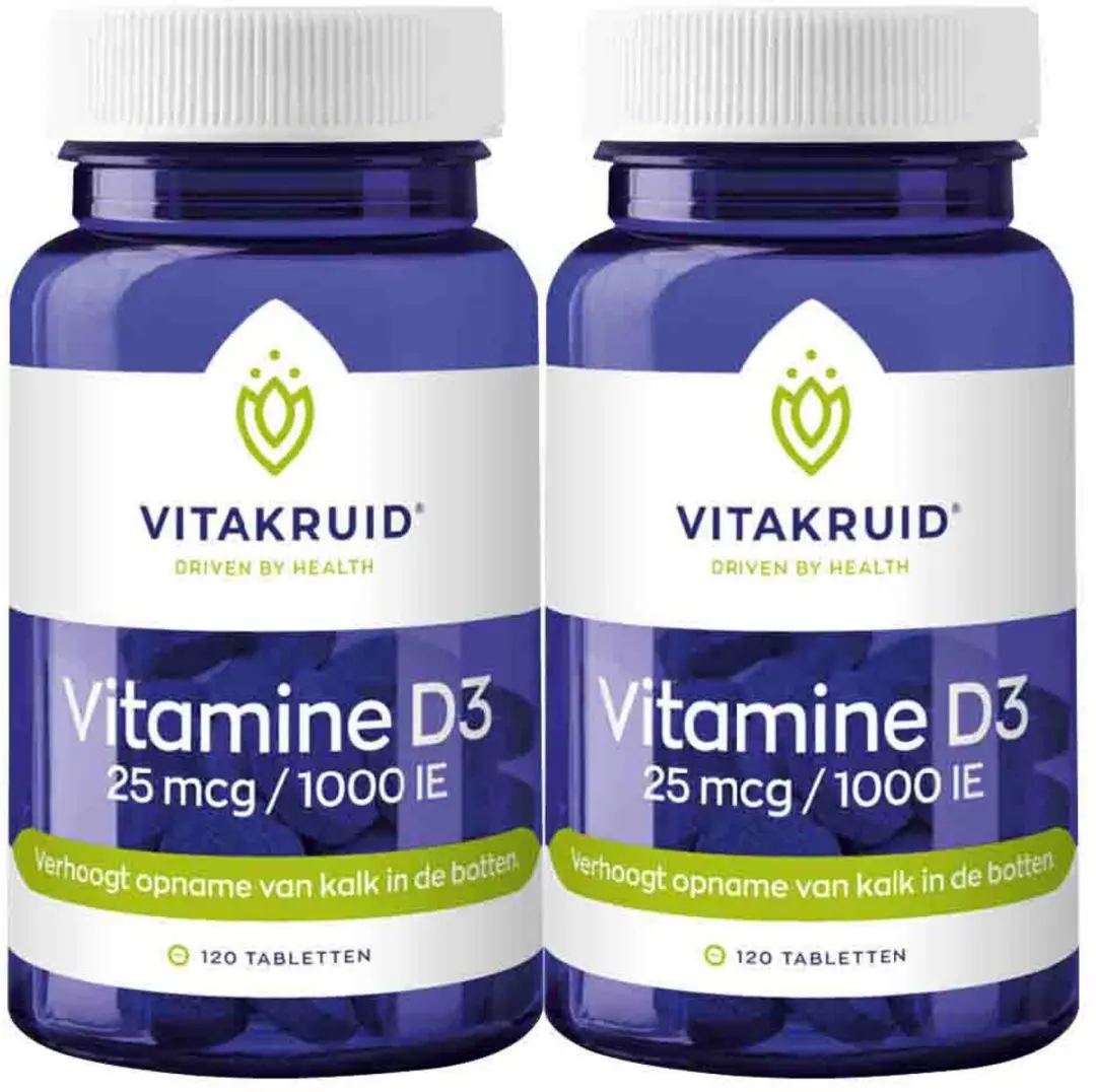 Vitakruid Vitamine D3 25 mcg - 240 tabletten