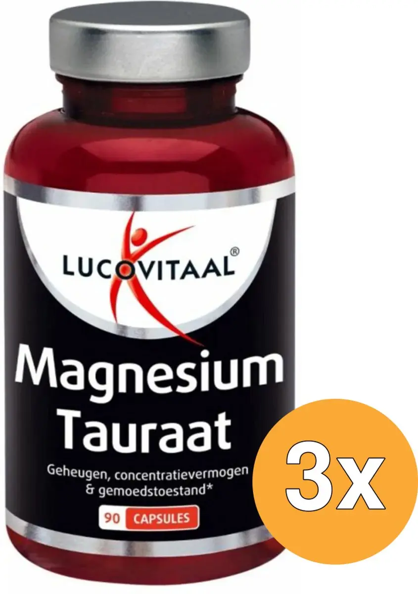Lucovitaal Magnesium Tauraat 90 Capsules