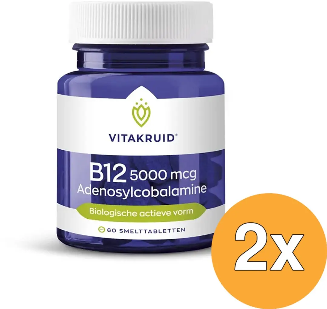 Vitakruid B12 Adenosyl 5000 Mcg - 2x60 Tabletten
