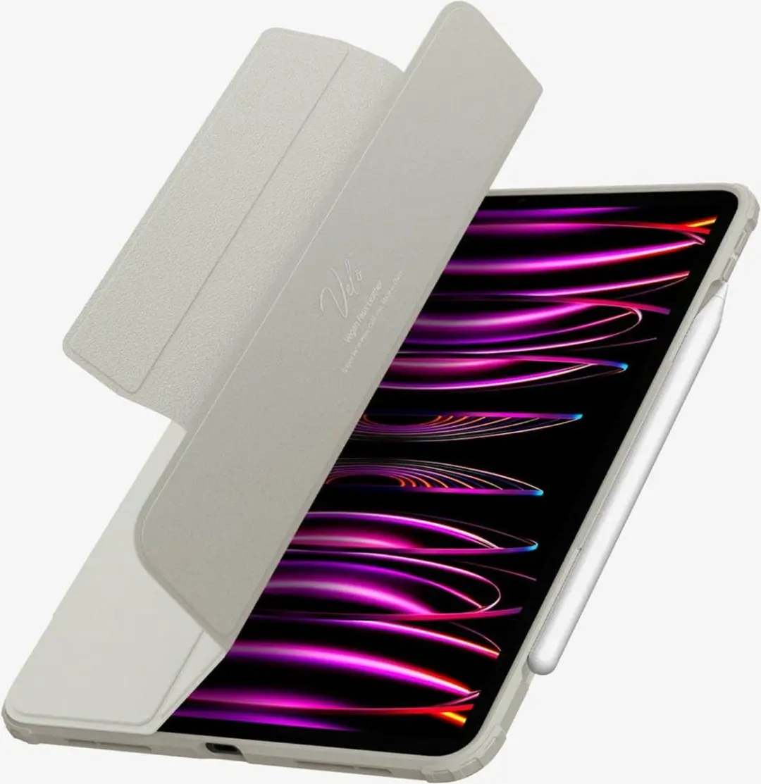 Spigen AirSkin Pro 8809896744201 Hoes iPad Pro 11 - Book Case Grijs