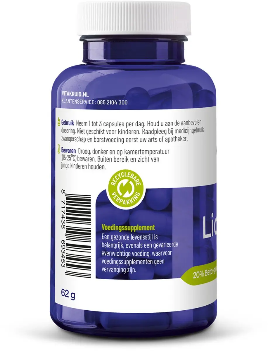 Vitakruid Lion's Mane 180g - 2x90 Capsules