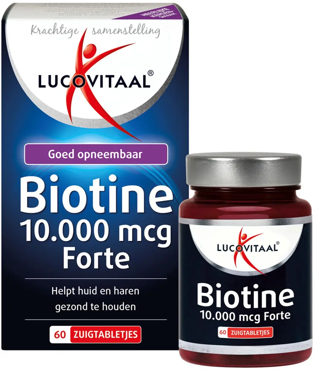 Lucovitaal Biotine 10.000 mcg Forte - 120 Zuigtabletten