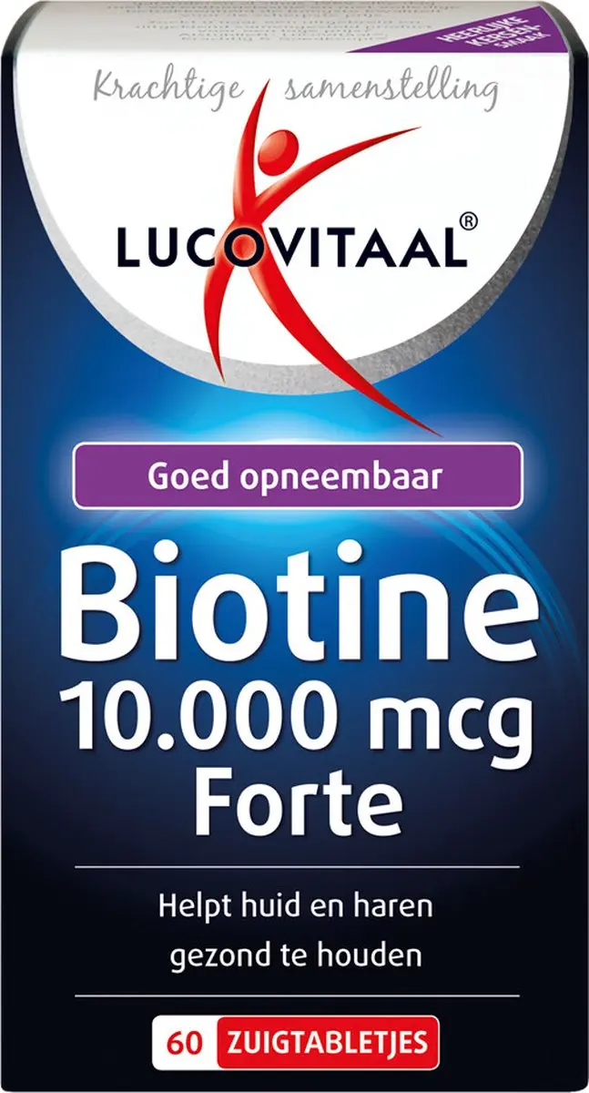 Lucovitaal Biotine 10.000 mcg Forte - 120 Zuigtabletten