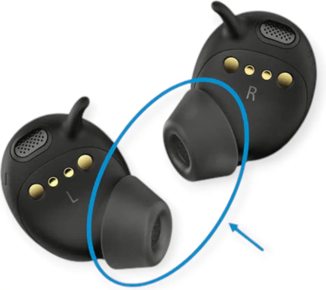 Sennheiser Ear Adapter ConcPlus - Zwart
