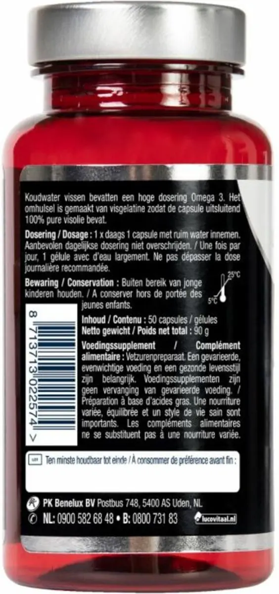 Lucovitaal Visolie Omega 3 120 Capsules